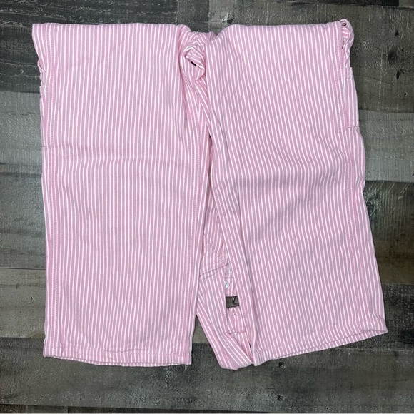 Key Pink and White Striped Overall girls size 4 - Picture 2 of 7